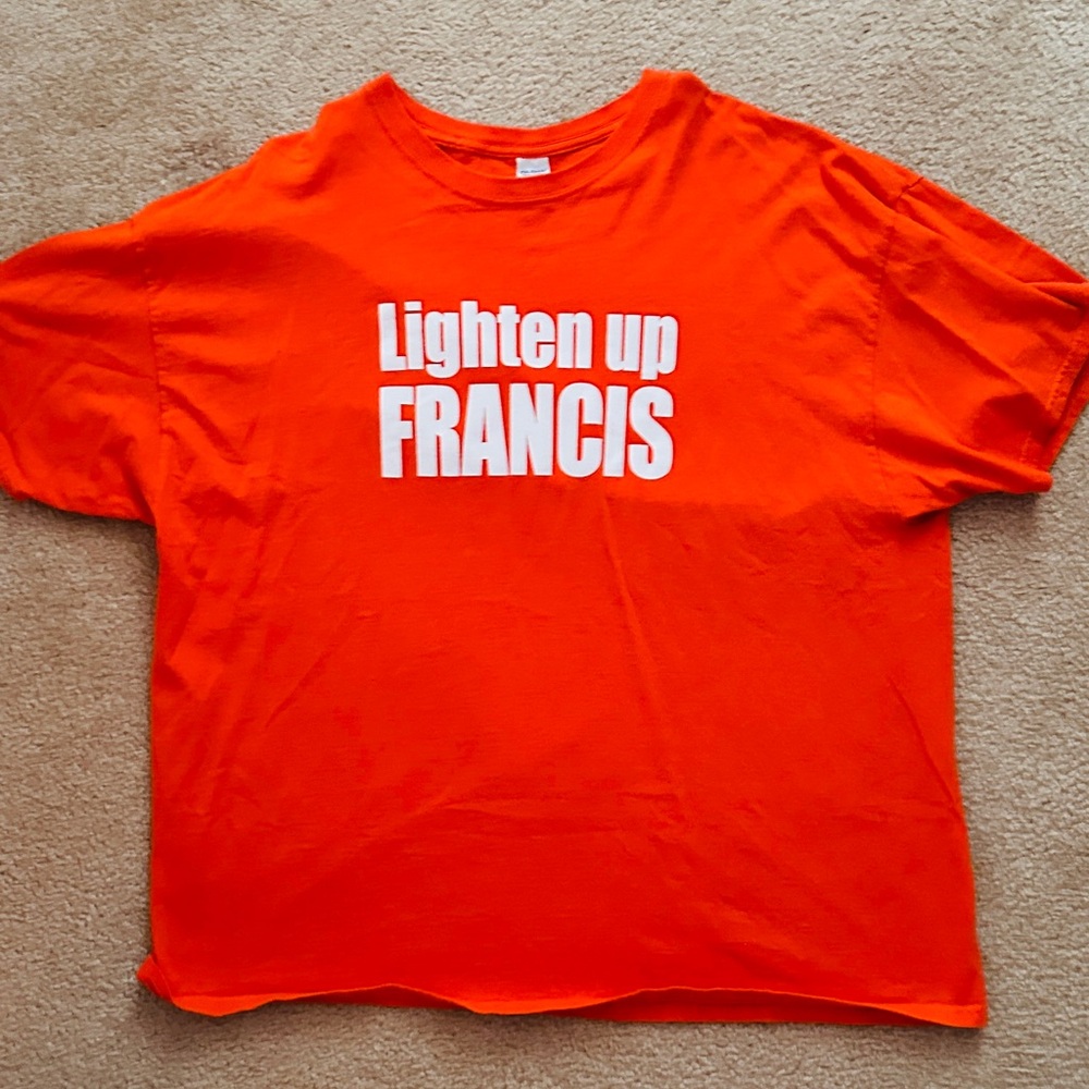👕Three for $18 T-Shirt Sale Orange Graphic T-Shirt